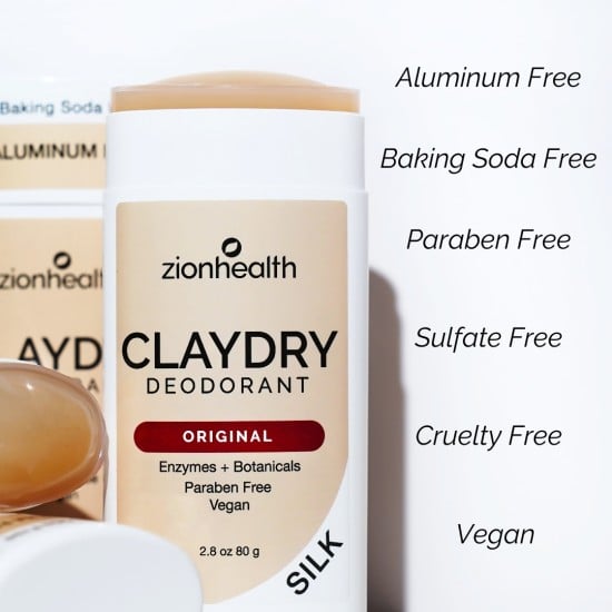 CLAYDRY™ SILK Original Baking Soda-Free Aluminum-Free Natural